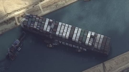 Container ship Ever Given