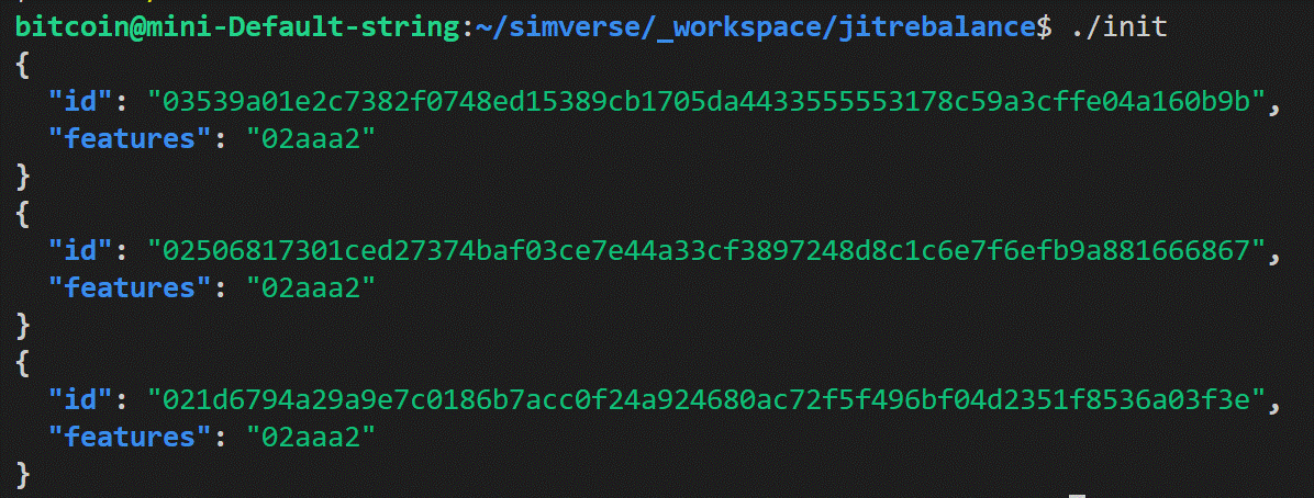 Running the initialization script running init